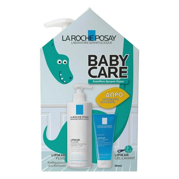 La Roche Posay Lipikar Promo Pack Fluide 400ml + Gift Lipikar Gel Lavant 100ml