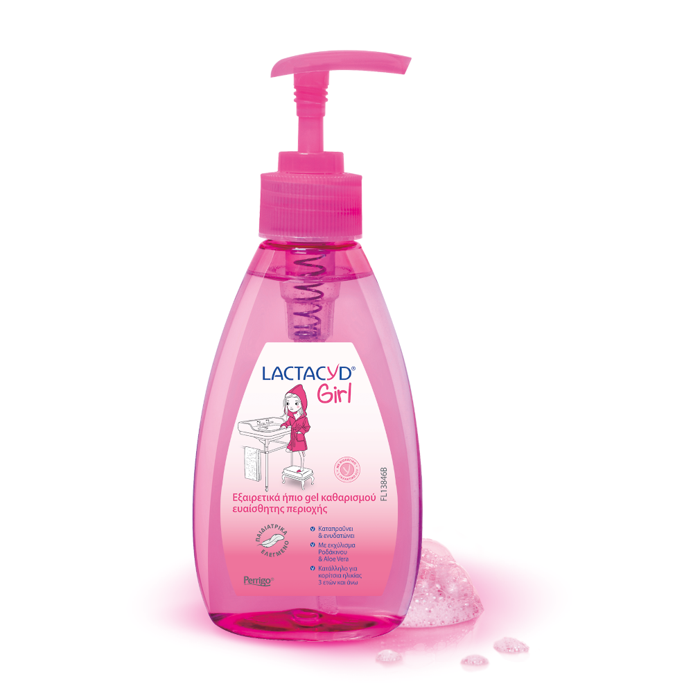 Lactacyd Girl 200ml (ήπιο Gel καθαρισμού για κορίτσια από 3+ ετών) Lactacyd Girl 200ml (ήπιο Gel καθαρισμού για κορίτσια από 3+ ετών)