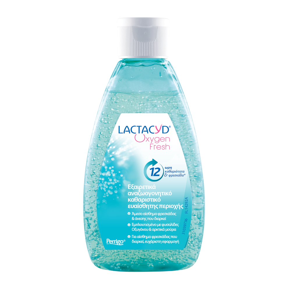 Lactacyd Oxygen Fresh 200ml (εξαιρετικά αναζωογονητικό καθαριστικό ευαίσθητης περιοχής) Lactacyd Oxygen Fresh 200ml (εξαιρετικά αναζωογονητικό καθαριστικό ευαίσθητης περιοχής)
