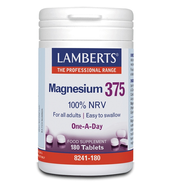 Lamberts Magnesium 375 100% NRV 180tablets Lamberts Magnesium 375 100% NRV 180tablets