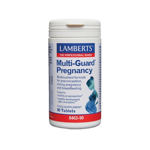 Lamberts Multi-Guard Pregnancy 90tabs (Συμπλήρωμα Διατροφής Πολυβιταμινών Ειδικά Σχεδιασμένο για την Υποστήριξη Γυναικών που Θέλουν να Συλλάβουν, Είναι Έγκυες ή Θηλάζουν) Lamberts Multi-Guard Pregnancy 90tabs (Συμπλήρωμα Διατροφής Πολυβιταμινών Ειδικά Σχεδιασμένο για την Υποστήριξη Γυναικών που Θέλουν να Συλλάβουν, Είναι Έγκυες ή Θηλάζουν)