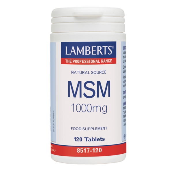 Lamberts MSM 1000mg 120tablets Lamberts MSM 1000mg 120tablets