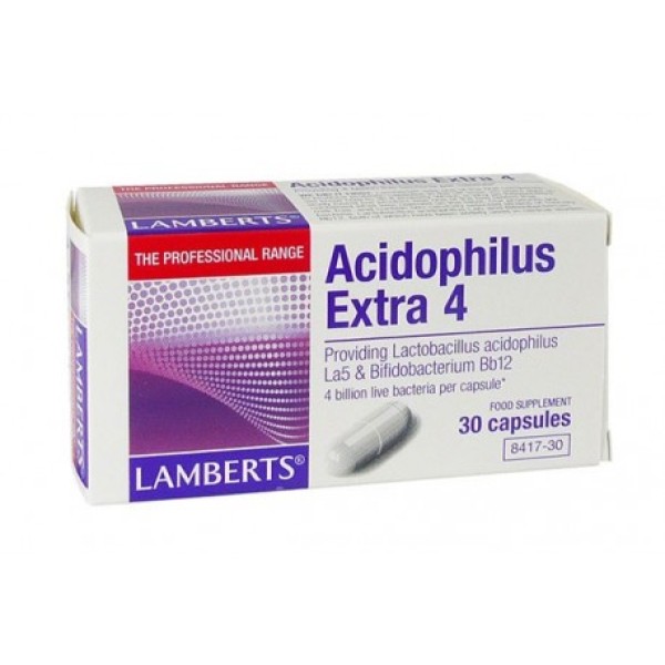 Lamberts Acidophilus Extra 4 (milk free) 30caps Lamberts Acidophilus Extra 4 (milk free) 30caps
