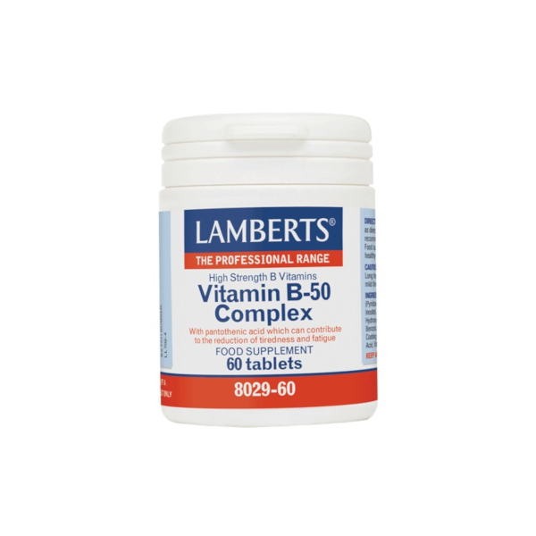 Lamberts Vitamin B-50 Complex 60ταμπλέτες Lamberts Vitamin B-50 Complex 60ταμπλέτες