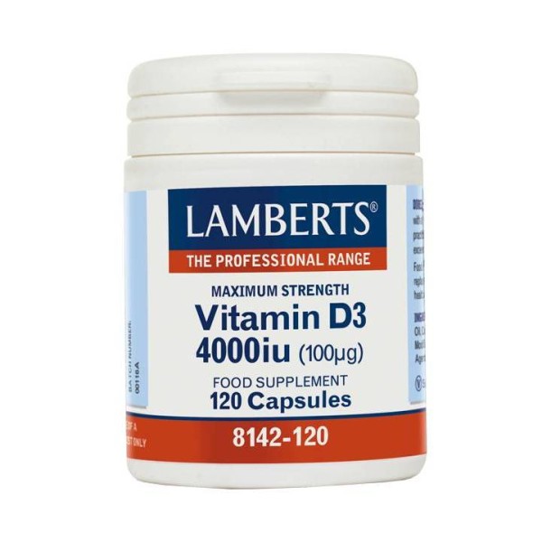 Lamberts Vitamin D3 4000iu (100mg) 120caps Lamberts Vitamin D3 4000iu (100mg) 120caps