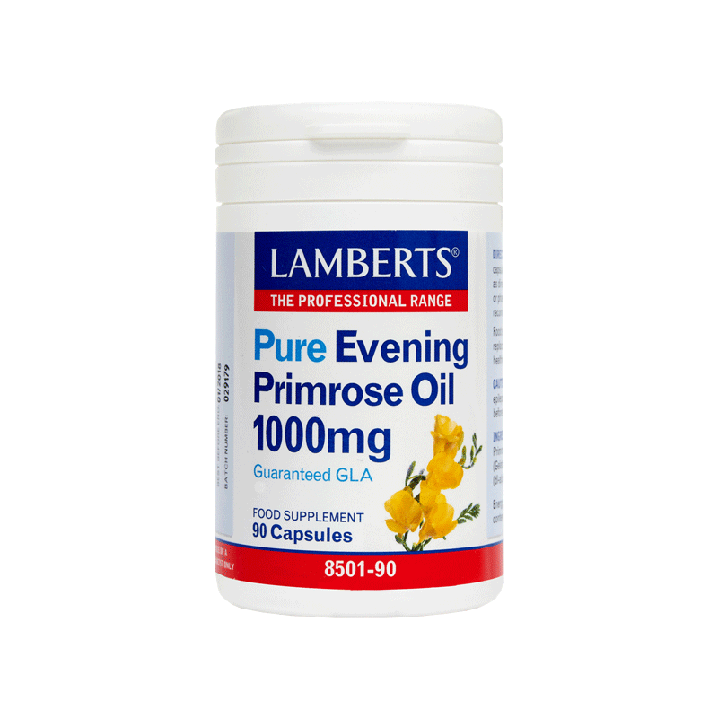 Lamberts Pure Evening Primrose Oil 1000mg 90caps (Έλαιο Νυχτολούλουδου με Βιταμίνη Ε) Lamberts Pure Evening Primrose Oil 1000mg 90caps (Έλαιο Νυχτολούλουδου με Βιταμίνη Ε)