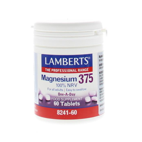 Lamberts Magnesium 375 100% NRV 60tablets