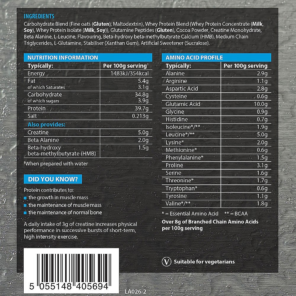 Lamberts Complete Gainer Chocolate 1816gr Lamberts Complete Gainer Chocolate 1816gr