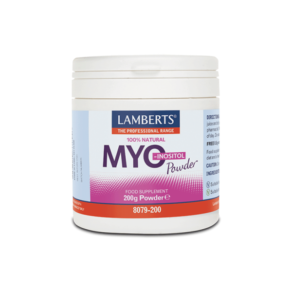 Lamberts Myo - Inositol Powder 200gr (Συμπλήρωμα Μυοϊνοσιτόλης σε σκόνη)