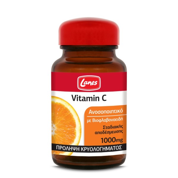 Lanes (Immune) Vitamin C 1000mg 30 ταμπλέτες 