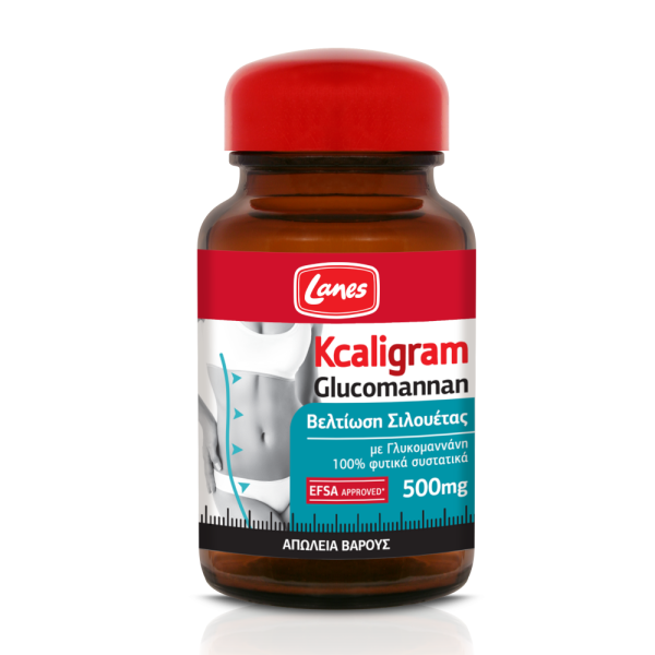 Lanes Kcaligram Glucomannan 500mg 60caps