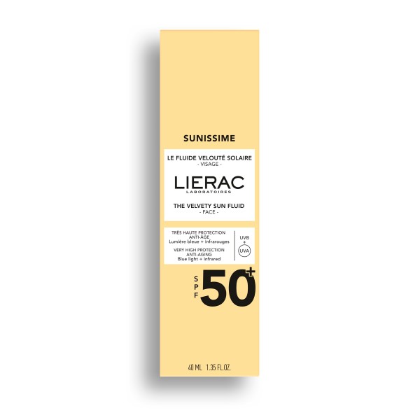 Lierac Sunissime The Velvety Sun Fluid SPF50+ for Face 40ml (Λεπτόρρευστο Βελούδινο Αντηλιακό Προσώπου)