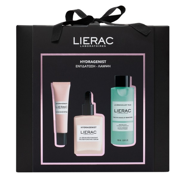 Lierac Hydragenist Promo Pack La Serum 30ml + The Rehydrating Eye Cream 15ml + The Eye Make Up Remover 100ml