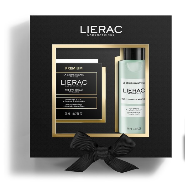 Lierac Premium Promo Pack Le Creme Regard/Eye Cream for All Skins 20ml + The Eye Make-Up Remover 100ml