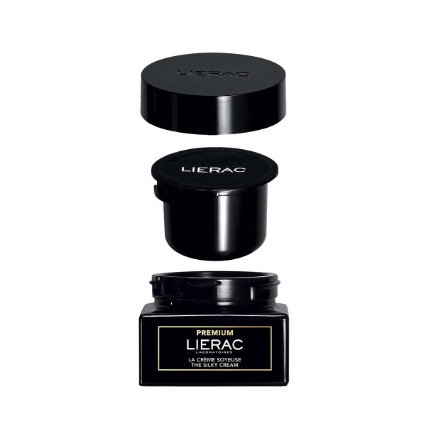 Lierac Premium La Creme Soyeuse Refill for Normal/Combination Skin 50ml (Ανταλλακτική Συσκευασία Κρέμας Ολικής Αντιγήρανσης με Υαλουρονικό Οξύ & Νιασιναμίδη)