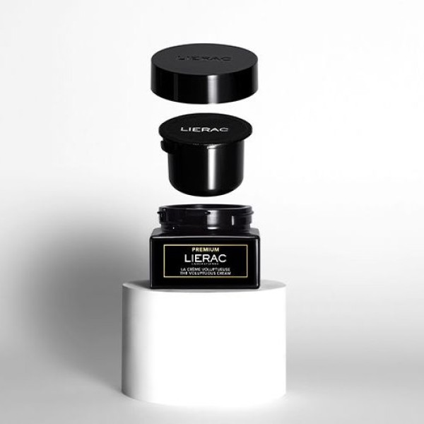 Lierac Premium La Creme Voluptueuse Refill for Normal/Dry Skin 50ml (Ανταλλακτική Συσκευασία Κρέμας Ολικής Αντιγήρανσης με Υαλουρονικό Οξύ & Νιασιναμίδη)