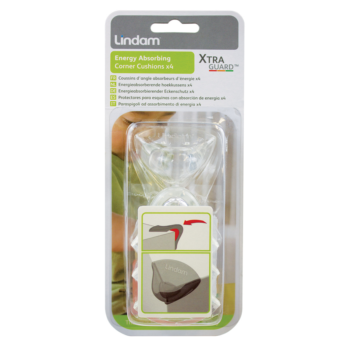 Lindam Xtra Guard Energy Absorbing Corner Cushions 4pcs Lindam Xtra Guard Energy Absorbing Corner Cushions 4pcs