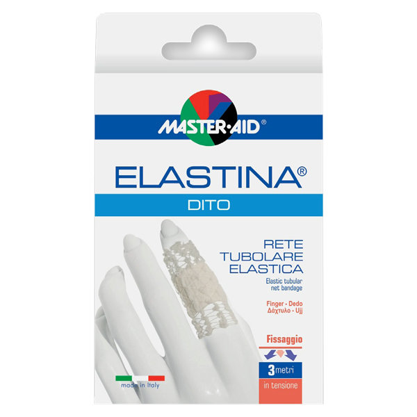 Master Aid Elastina Ελαστικός Σωληνοειδής Δικτυωτός Επίδεσμος Δαχτύλου 3m