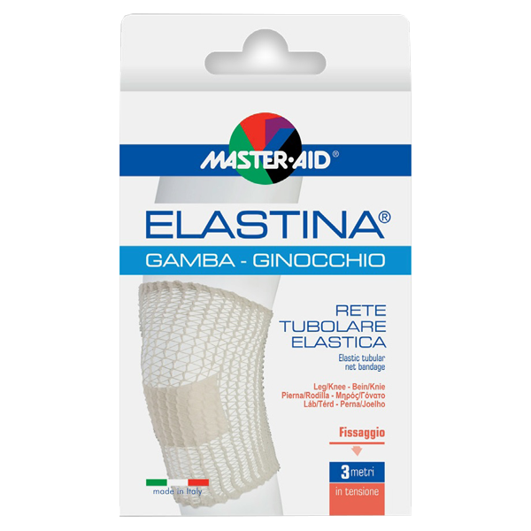 Master Aid Elastina Elastic Tubular Net Bandage For Leg/Knee 3m (Ελαστικός Σωληνοειδής Δικτυωτός Επίδεσμος Ποδιού/Γονάτου)