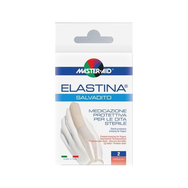 Master Aid Elastina Αποστειρωμένη Προστατευτική Σωληνοειδής Γάζα για τα Δάχτυλα 2pcs