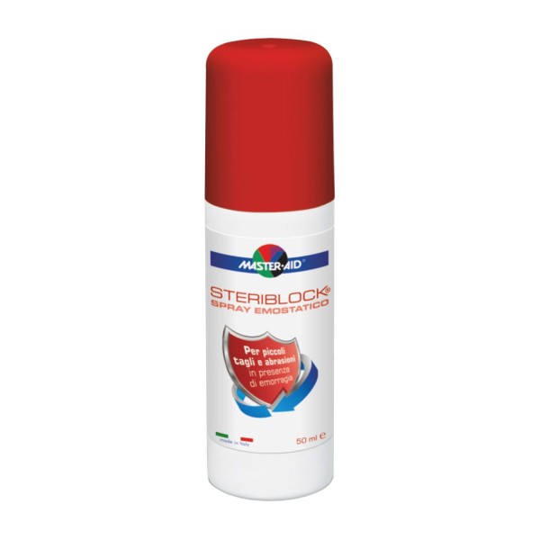 Master Aid Steriblock Spray (Hemostatic Spray) 50ml(Αιμοστατικό Spray)