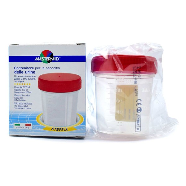 Master Aid Urine-sample Container 120ml (Αποστειρωμένος Ουροσυλλέκτης)