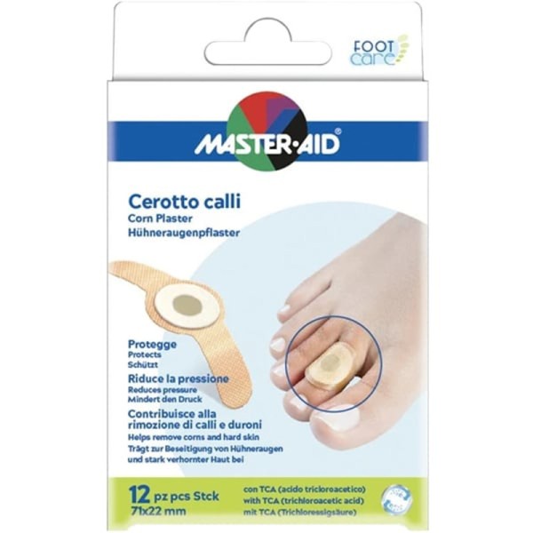 Master Aid Foot Care Cerotto Calli (Αφαιρετικά Επιθέματα για Κάλους 12τεμ.)