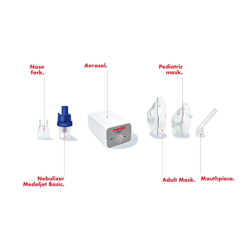 Medel Nebulizer Smart Ref:95151 (Φορητός Νεφελοποιητής, Επαναφορτιζόμενος με USB Καλώδιο) Medel Nebulizer Smart Ref:95151 (Φορητός Νεφελοποιητής, Επαναφορτιζόμενος με USB Καλώδιο)