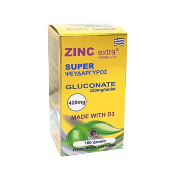 Medichrom Farmellas Zinc Extra 420mg 100tabs