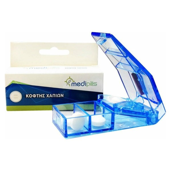 Medipills Pill Cutter For Small Or Large Pills 1pc (Κόφτης Χαπιών με Θήκη)