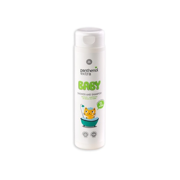 Medisei Panthenol Extra (Baby & Kids) Baby Shower & Shampoo 300ml (Σαμπουάν-Αφρόλουτρο για Βρέφη και Παιδιά)