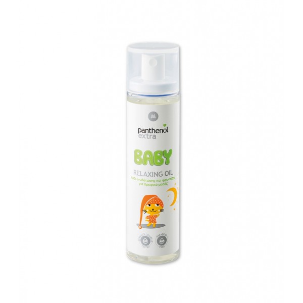 Medisei Panthenol Extra (Baby & Kids) Baby Relaxing Oil 100ml (Λάδι Ενυδάτωσης & Φροντίδας για Βρεφικό Μασάζ)