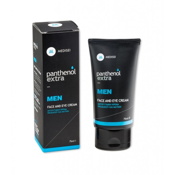 Medisei Panthenol Extra Men Face & Eye Cream 75ml (Αντιρυτιδική Κρέμα Προσώπου - Ματιών)