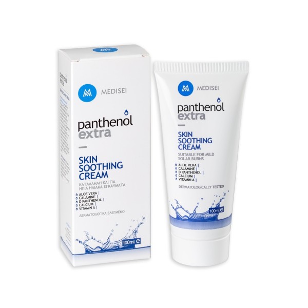 Medisei Panthenol Extra Skin Soothing Cream 100ml (Κρέμα Κατάλληλη και για Ήπια Εγκαύματα)