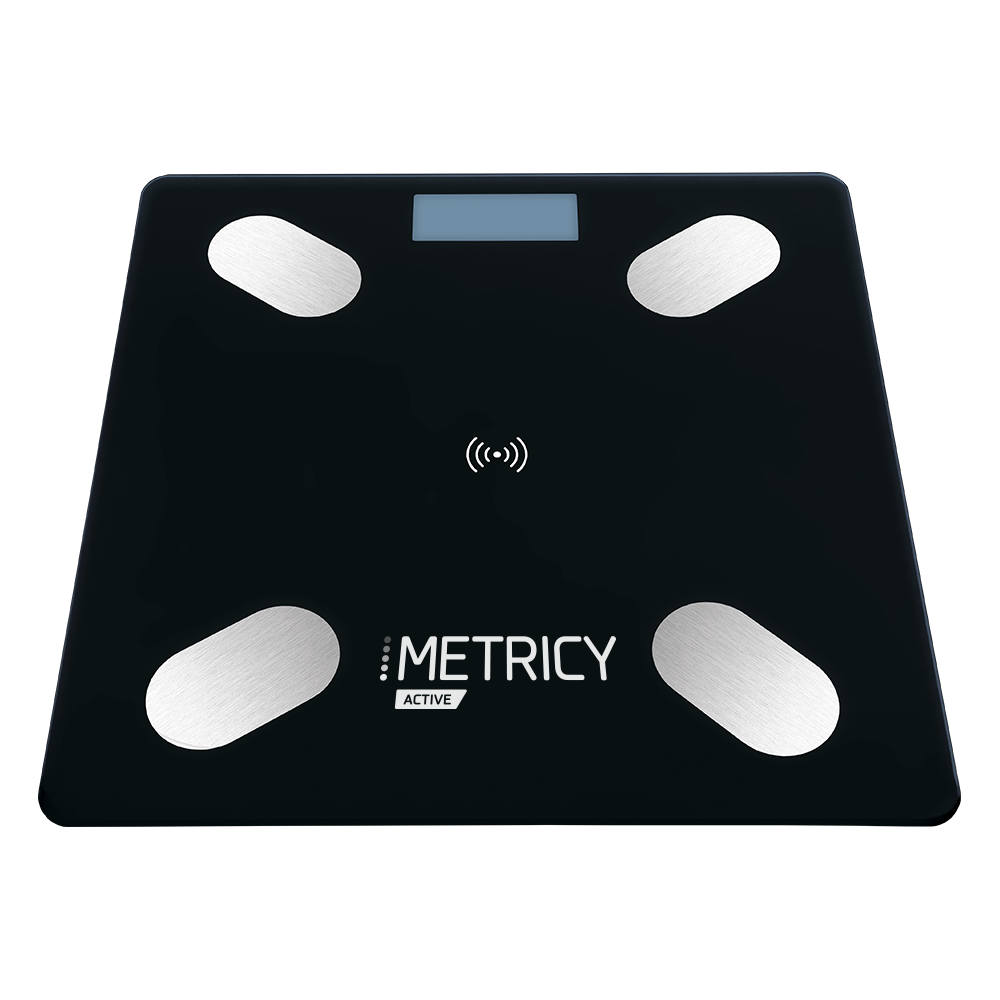 Metricy Active Bathroom Scale/Lipometer Black 1pc (Ζυγαριά Μπάνιου/Λιπομετρητής) Metricy Active Bathroom Scale/Lipometer Black 1pc (Ζυγαριά Μπάνιου/Λιπομετρητής)