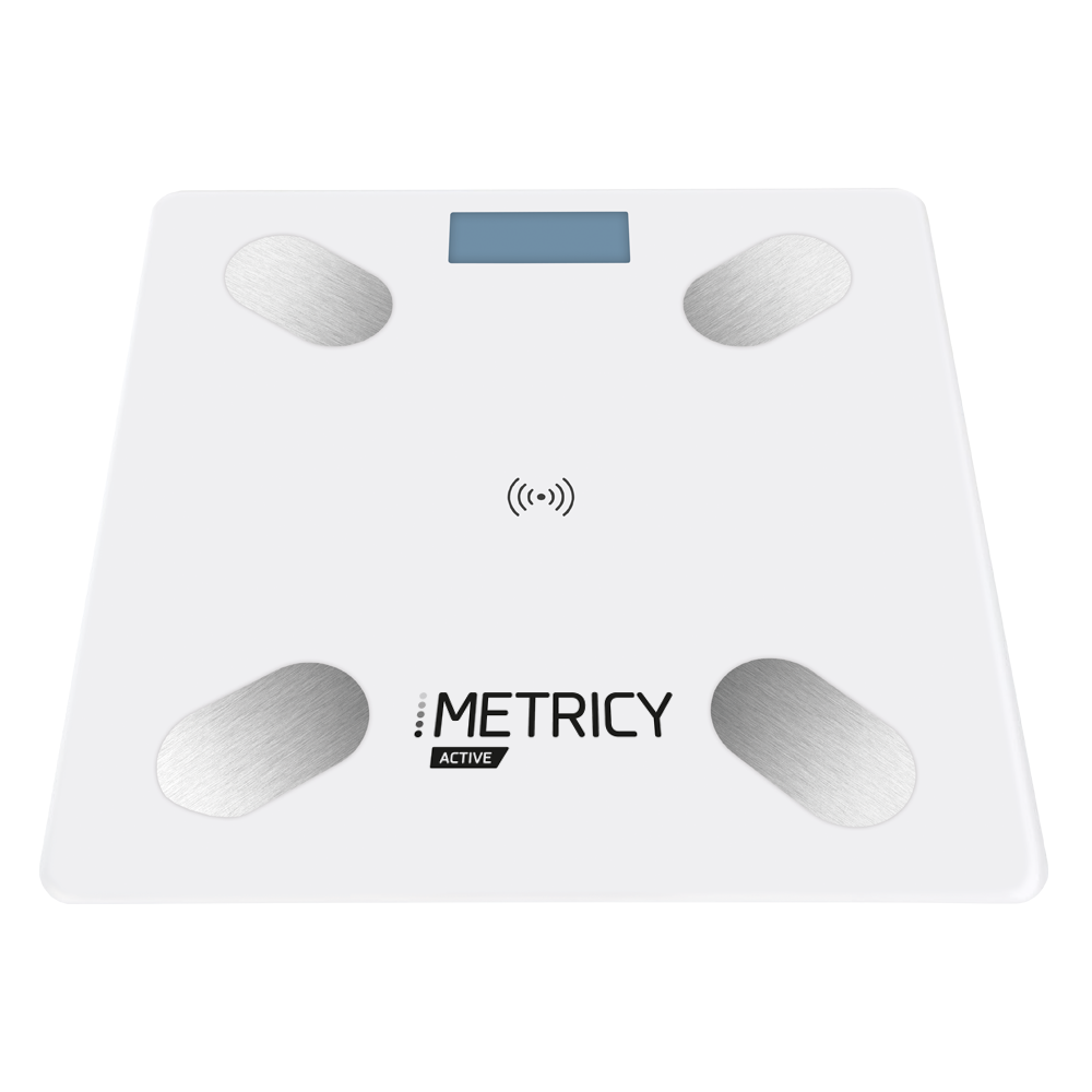 Metricy Active Bathroom Scale/Lipometer White 1pc (Ζυγαριά Μπάνιου/Λιπομετρητής) Metricy Active Bathroom Scale/Lipometer White 1pc (Ζυγαριά Μπάνιου/Λιπομετρητής)