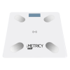 Metricy Active Bathroom Scale/Lipometer White 1pc (Ζυγαριά Μπάνιου/Λιπομετρητής)