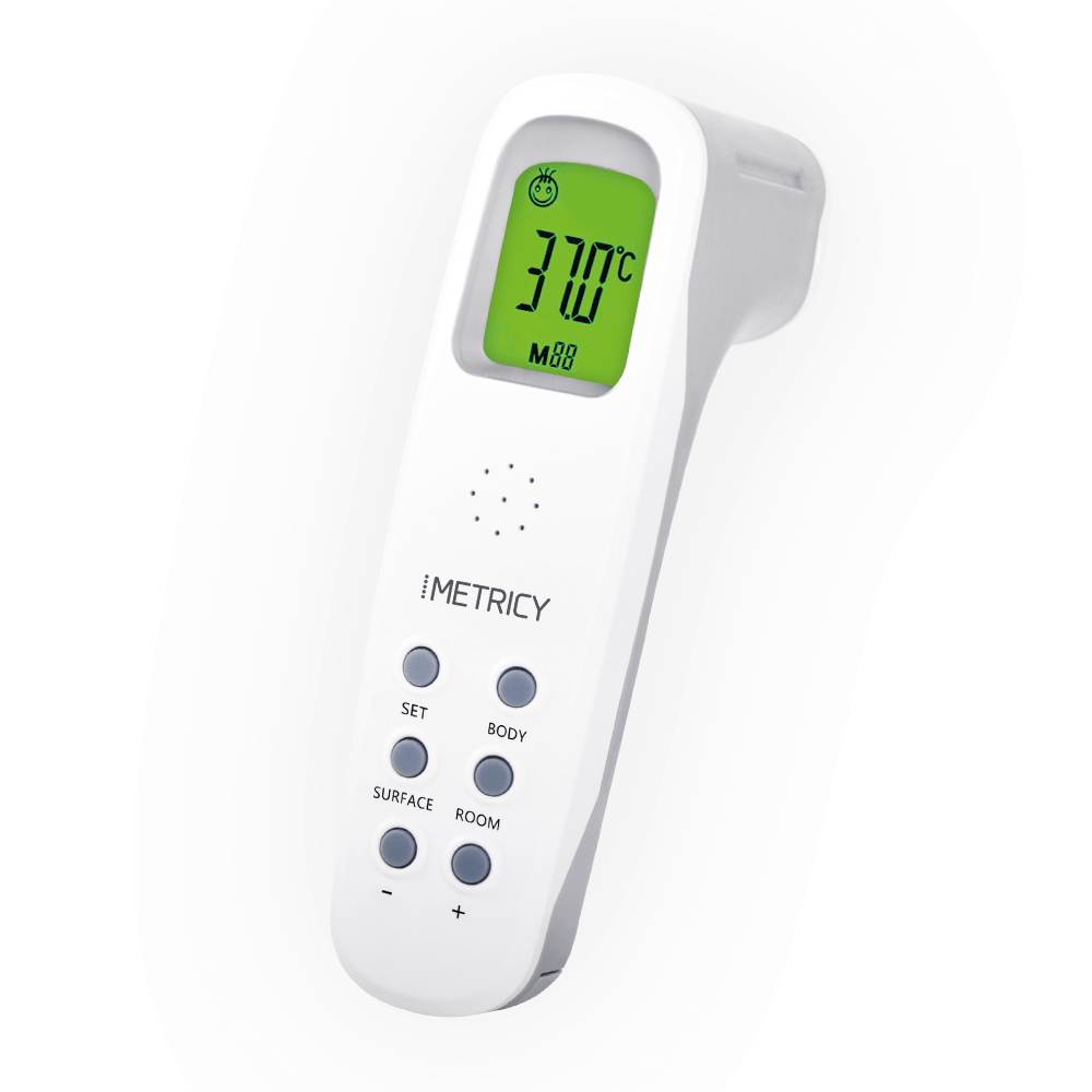 Metricy Smart Infrared Forehead Thermometer 1pc (Θερμόμετρο Mετώπου με Ανέπαφη Μέτρηση Υπέρυθρων) Metricy Smart Infrared Forehead Thermometer 1pc (Θερμόμετρο Mετώπου με Ανέπαφη Μέτρηση Υπέρυθρων)