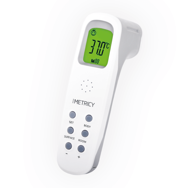 Metricy Smart Infrared Forehead Thermometer 1pc (Θερμόμετρο Mετώπου με Ανέπαφη Μέτρηση Υπέρυθρων)