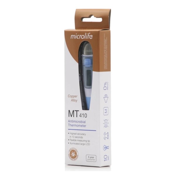 Microlife Antimicrobial Thermometer MT 410 (Ψηφιακό Αντιμικροβιακό Θερμόμετρο)