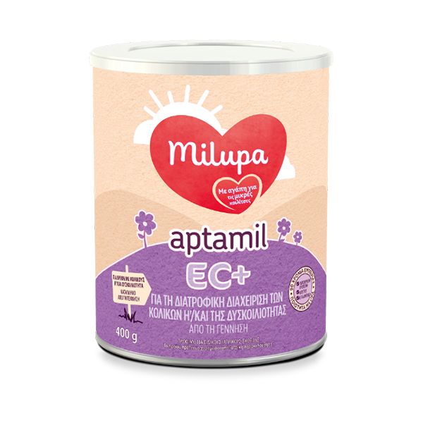 Milupa Aptamil EC+ 400g (διατροφική διαχείριση των κολικών ή/και της δυσκοιλιότητας)