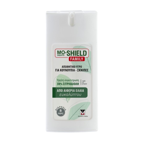 Menarini Mo-Shield Family 2y+ 75ml (Απωθητικό Υγρό για Κουνούπια & Σκνίπες για 2Ετών+)