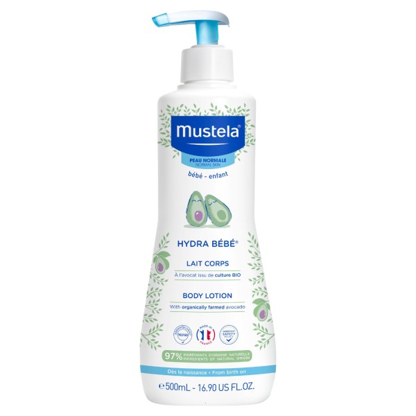 Mustela Hydra Bebe Body Lotion with Organically Farmed Avocado 0m+ 500ml (Κρέμα Ενυδάτωσης Σώματος με Βιολογικό Αβοκάντο) Mustela Hydra Bebe Body Lotion with Organically Farmed Avocado 0m+ 500ml (Κρέμα Ενυδάτωσης Σώματος με Βιολογικό Αβοκάντο)