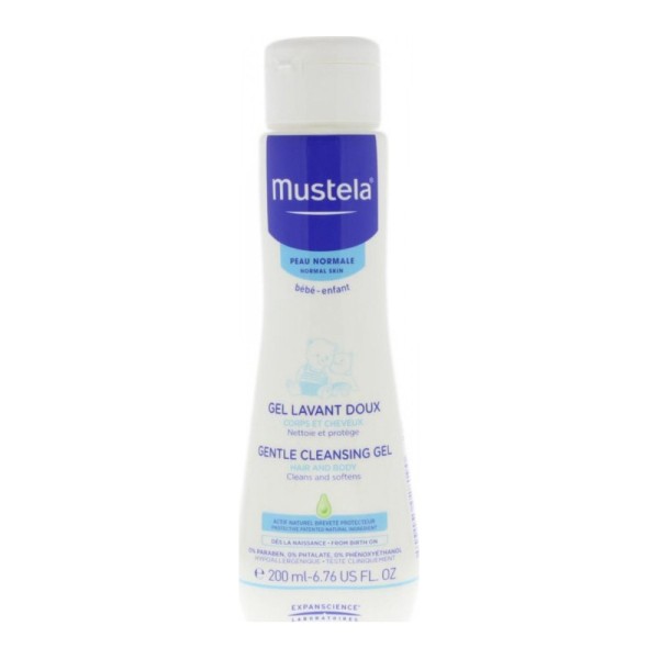 Mustela Gentle Cleansing Gel 200ml (Τζελ καθαρισμού με ήπιο αφρισμό, για σώμα και μαλλιά)