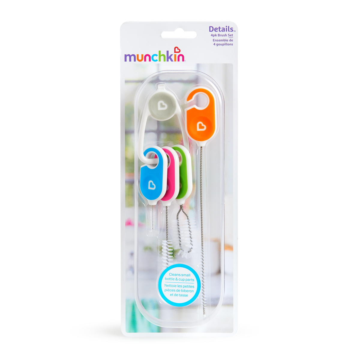 Munchkin Details Cleaning Brush Set 4pcs Munchkin Details Cleaning Brush Set 4pcs