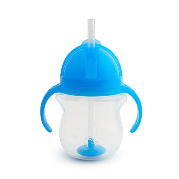 Munchkin Click Lock Tip & Sip Straw Cup (6m+) Μπλέ 207ml