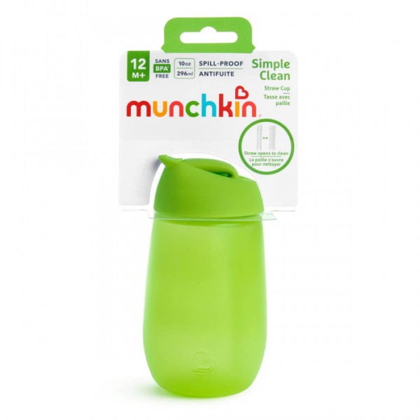 Munchkin Simple Clean Straw Cup (12m+) Green 10oz 296ml