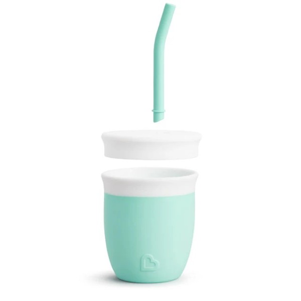 Munchkin C’est Silicone Training Cup with Straw Mint (6m+) 118ml