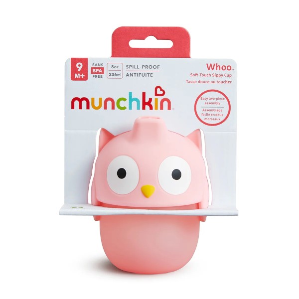 Munchkin Soft-Touch Sippy Cup Whoo (9m+) 237ml