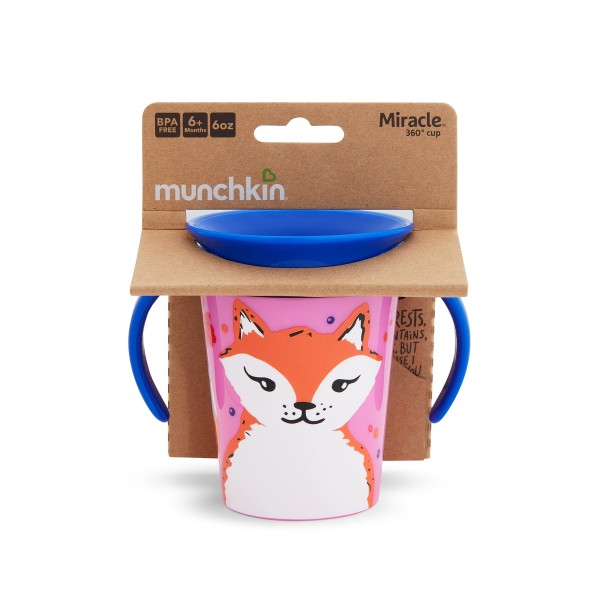 Munchkin Miracle 360 Trainer Cup (6m+) Fox 6oz 177ml